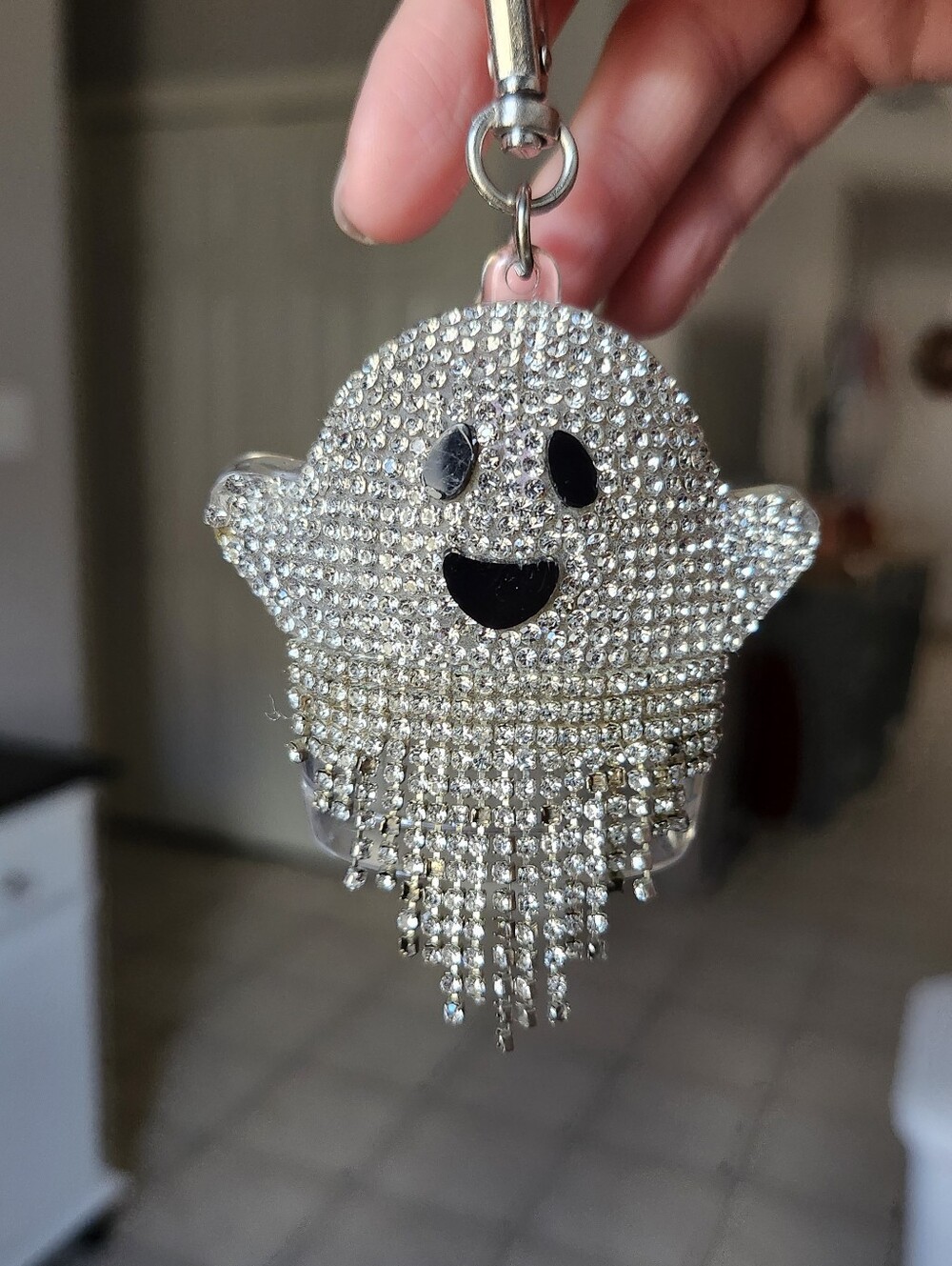 Flawed Bling Ghost Halloween Rhinestone Bath & Body Works Pocketbac Holder